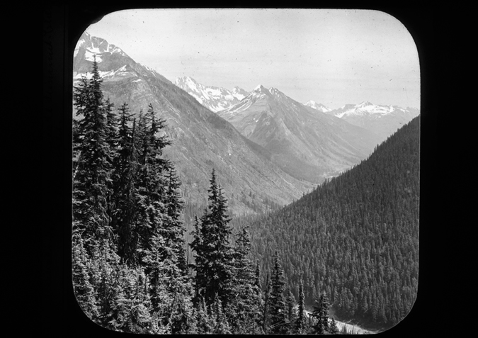 'Canada British Columbia Allecellewash Valley (sic) from Cascade Summit, copyright Kingston Museum and Heritage Service, 2010'